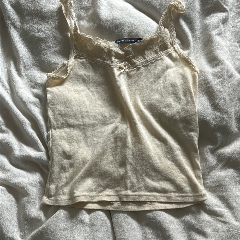 brandy melville lace tank top